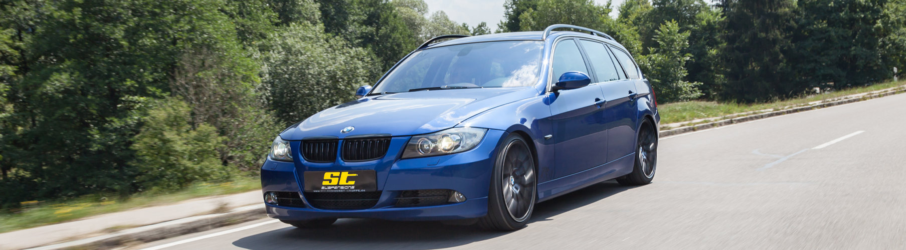Schöner Fahren: das ST X Gewindefahrwerk im BMW E91 3er Touring
